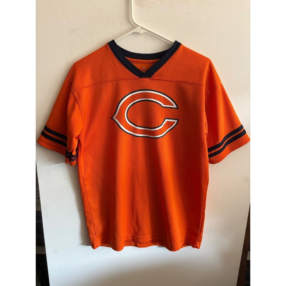 NFL Team Apparel Chicago Bears Orange Jersey Football Shirt Size XL